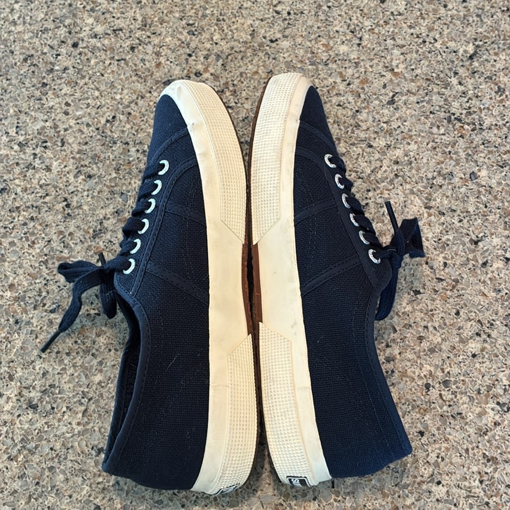 9W/7.5M (EU 40) Superga 2750 Cotu Classic Sneakers - Navy White - Picture 5 of 9